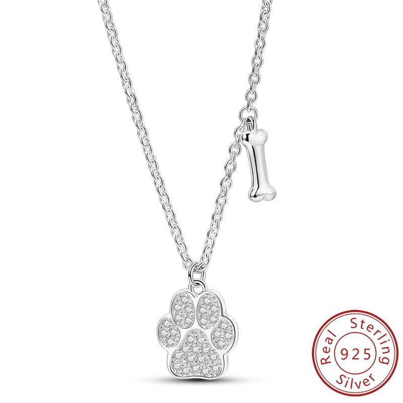 New Copper Necklaces Tulip Heart Sun Star Moon Bow Zircon Pendant Necklace For Women Fashion Jewelry Making Gifts