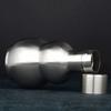 with Bottle Sleeve Stainless Steel Gourd Hip Flask 250/500/1500ML Water Bottle Liquor Flagon  Gift