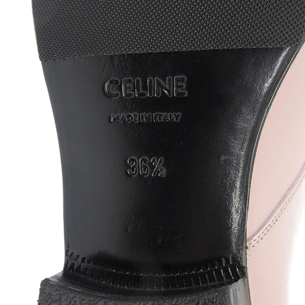 Ausgezeichnete CELINE Lederschuhe JACNO Monkstrap rosa Leder Damen 36.5 Gebraucht