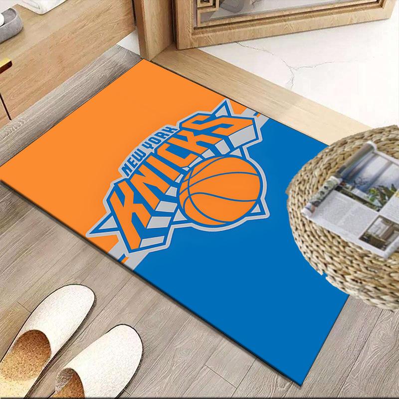 Tappeto con Logo Knicks, Tappeti da Cucina, Tappetino Yoga, Tappetini Antiscivolo, Tappeto per Bagno, Soggiorno camera da letto, Tappeti da Campeggio Regalo di Natale