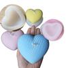 Weaving Heart Silicone Mold for DIY Candle, Fondant, Chocolate, Soap, Incense, and Gypsum Crafts.