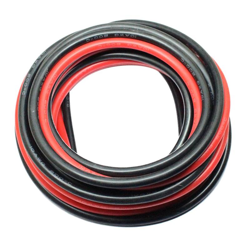 Two Rolls 10AWG Flexible High Temperature Resistant Silicone
