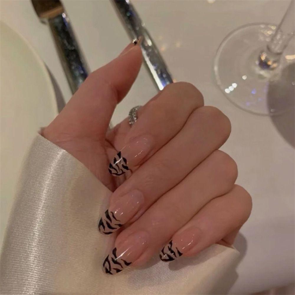 

Женская мода, искусственный маникюрный инструмент, съемные накладные ногти, миндалевидные накладные ногти, носимые кончики ногтей