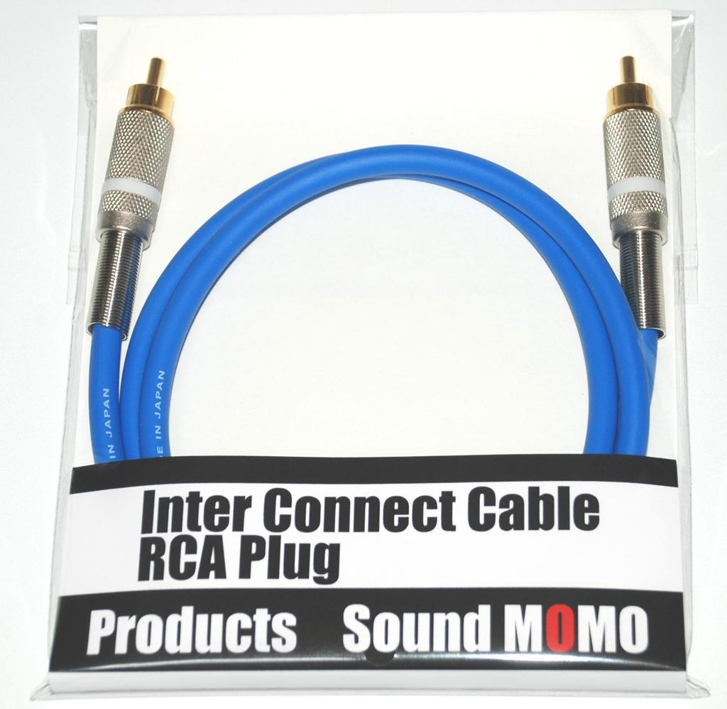 Canare BLUE RCA plug cable x 1 [CANARE L4E6S] 3.0ft (92cm)