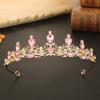 Water Drop Shape Bridal Crown Zinc Zinc Alloy Diadem Headwear Decorations Headband Wedding Tiaras  Birthday