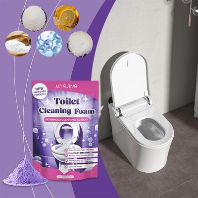 100g Toilet Cleaning Foam Toilet Bowl Cleaner Sheet Descaling Refresh Yellow Remover Bathroom S F6N7