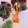 Maymun Peluş Oyuncak Asılı Maymun Bebek Halkalı Tokalı Peluş Hayvan Uzun Kollu Maymun Ev Dekorasyonu Pencere Maymun Kolye Oyuncak Yeni Yürümeye Başlayan Çocuk için Hediye
