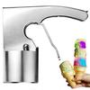 Big Volume Ice Stainless Steel Cream Scoop with Trigger Easy To Clean Cylindrical