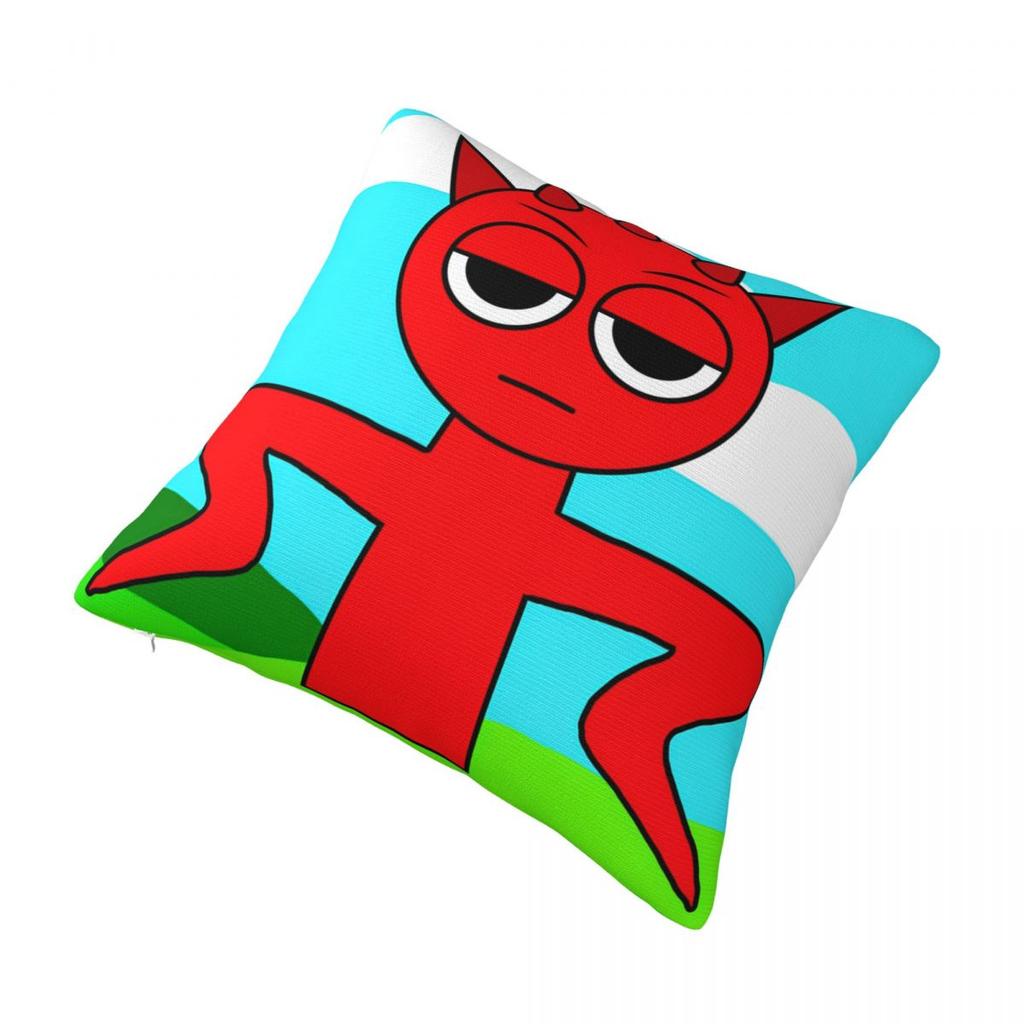 Pillow Cover S-Sprunki Game Graphic Cushion Cover 2025 New Fashion Pillow Case For Sofa Car Home Decor Pillowcases