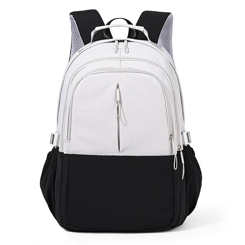 Schoolbag Backpack Fashion Large Capacity Junior and Senior High School Girls School Bag Outdoor Sports Travel Bag Computer Bag Casual and Simple