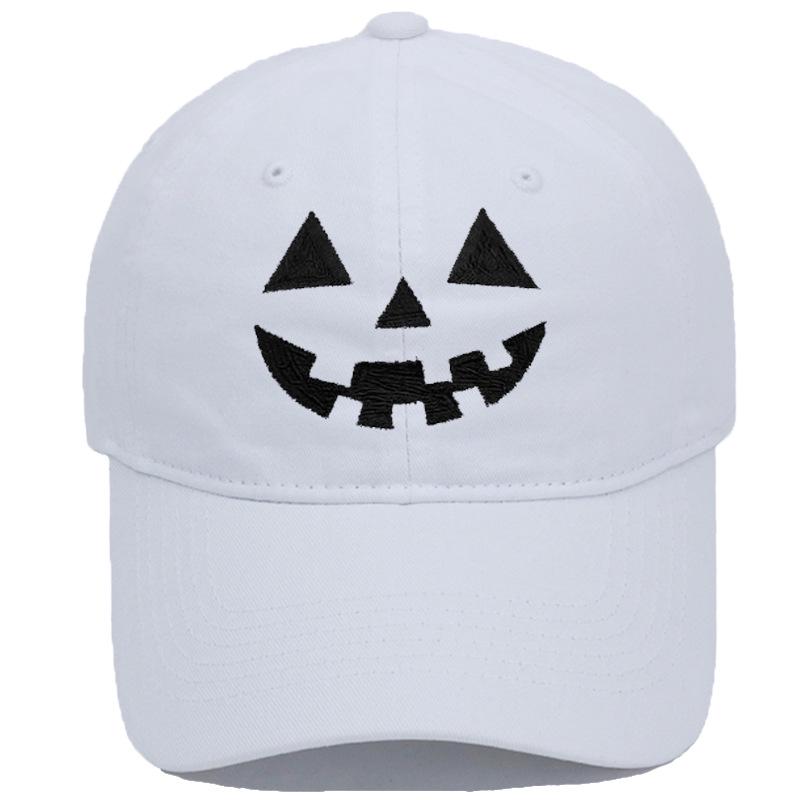 Cross-border Halloween Smiley Pumpkin Embroidered Vintage Baseball Cap - Unisex Casual Style
