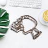 Halloween Skull Hair Clip Claw Clip for Theme Party Hollowed Skull Barrettes
