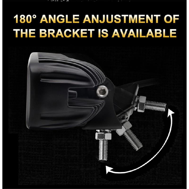 1Pc 72W Spot Led Off-Road Work Light 12V For Boat Truck Driving Atv Ute 4Wd Suv