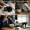 3D Printed Spiky Cat Keychain Stereo Tactile Fidget Grip Toy Black Cat Keychain  Cat Lovers