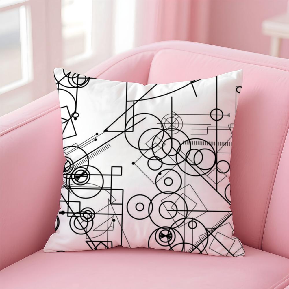 Anime S-Steins Gate Cushion Cover Comfortable Reversible Pillow Cover Ideal for Car Sofa Bedroom & Beyond