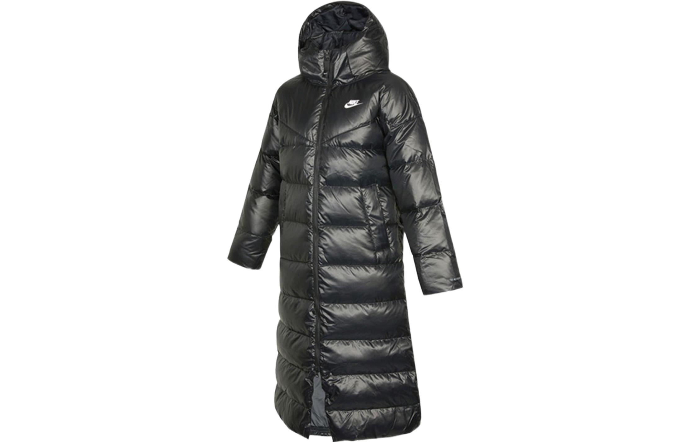 Nike Down Jackets Women s Black Hooded Thickened Other DH4082-010 XS