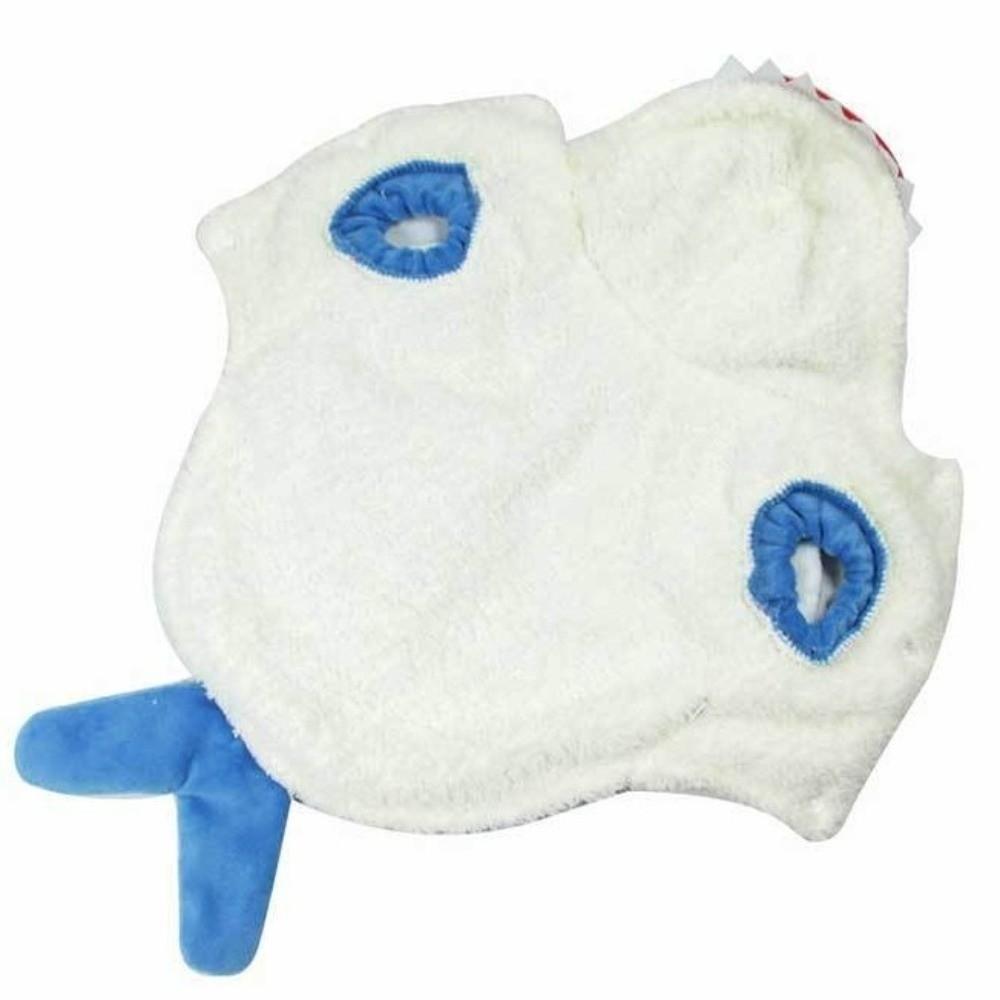 Warm Animal Dress Up Outfits Fleece Dog Cosplay Apparel Pet Shark Cosplay Costume  Pet Dress Up