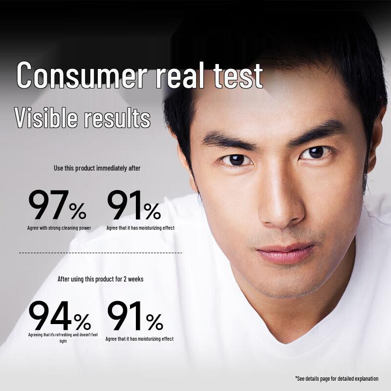 PECHOIN Men's Hydrating Oil Control Cleanser & Lotion Set