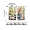 Set Of 2 Filtering Curtains Excluding Rods Non Movable Without Batteries Rabbit Use Bedrooms Living Rooms Curtain For Room Made Polyester