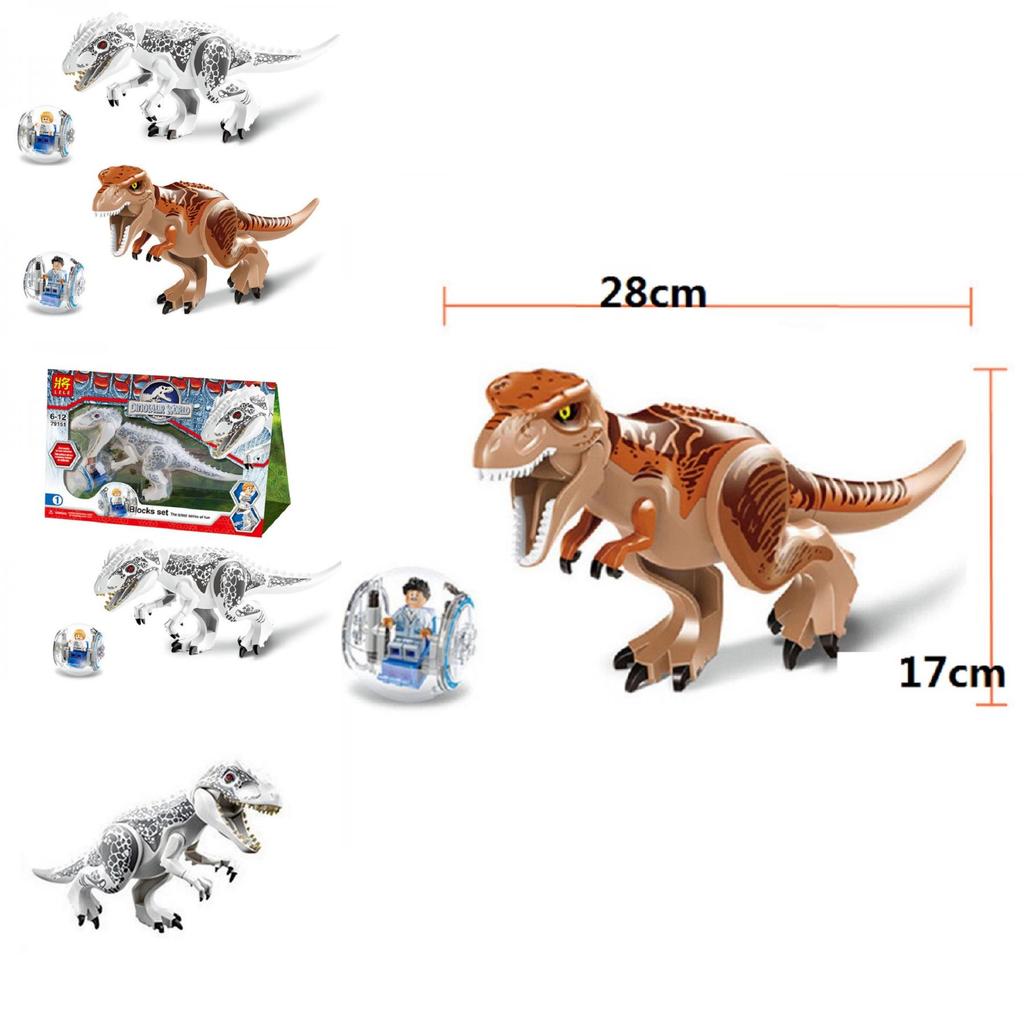Vielseitiges Heißes Großes Indominus Rex Jurassic World Dinosaurier Figuren Bausteine Set Für Kreative Abenteuer