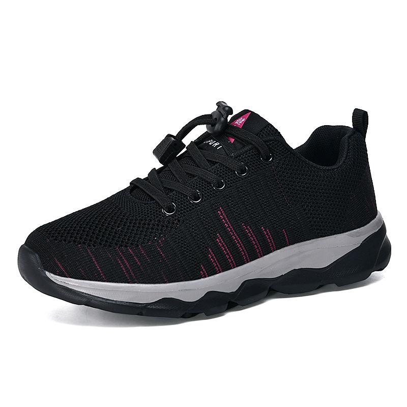 Zhongjianbu shoes sports casual shoes non-slip soft sole mesh cloth shoes women's breathability