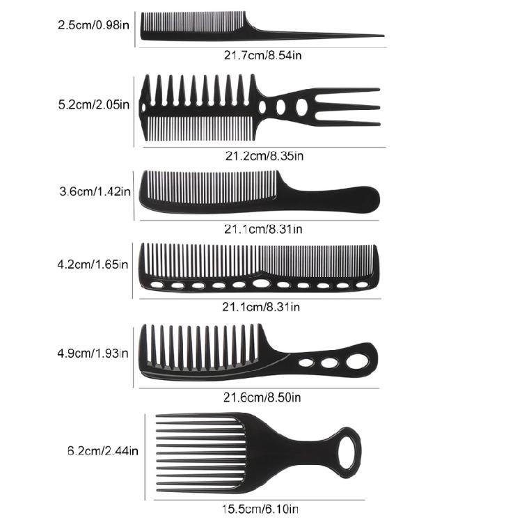 Hair Styling Comb Set,Wide and Fine Tooth Hair Comb,Barber Styling Curly Parting Combs Set Men Women,Hair Cutting Comb