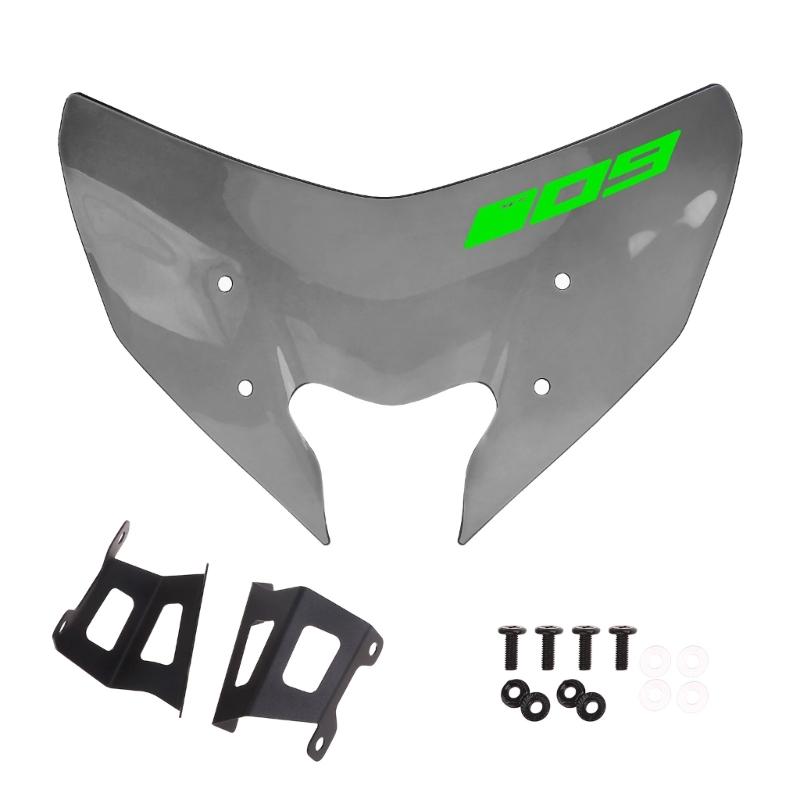 

Upgraded Motorcycle Front Windshield Windscreen Fairing Deflector Motorbike Part Simple Installation used for MT09 зелёный