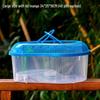 Transparent Handheld Pet Breeding Box - Large, Medium & Small Sizes for Turtles, Goldfish, or Hamsters.