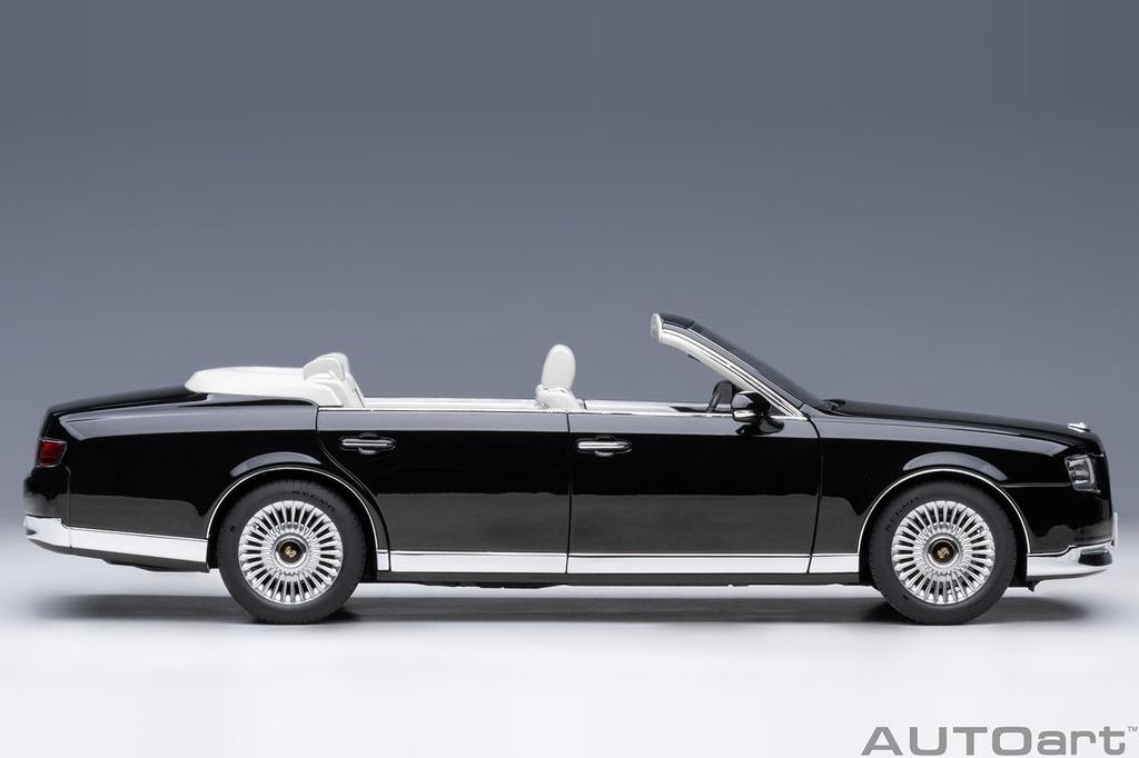 AUTOart Scale Toyota Century Convertible Kamui Eternal Black Finished Product 1/18