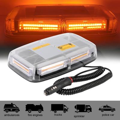 Polizei-Blitzer Auto-Stroboskop Warnleuchte Fahrzeugdach Blinklicht DC12~24V Notfallsignal-Lampe Gelbe LED COB Deckenleuchte