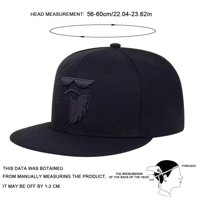 Broderie Hip-Hop Cusută Bărbați Barbă Bătrână Gen Neutru Femei Pentru Pălării Primăvară și Toamnă Exterior Reglabil Sport Casual Șepci de Baseball
