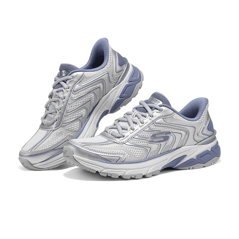 Skechers Women s Silver Wing Retro Casual Shoes US 5.5