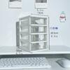 Multifunctional Desktop Storage Drawer Box with Pen Holder and Hair Accessories Storage Rack, Multi-layer Jewelry Box