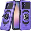 Case for Samsung Galaxy S23 FE, Armored with a Stand and a Plate for the Holder, Purple