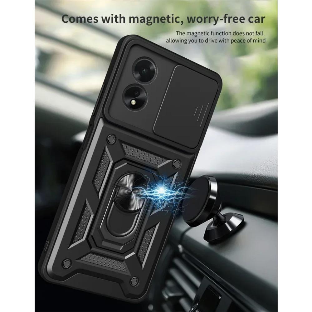 Armor Case For OPPO Realme C55 C53 C51 C35 C33 C31 C21 C25Y C11 Narzo 50A N53 11 Proplus Magnetic Ring Holder Lens Protect Cover