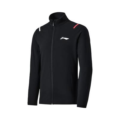 Li Ning Badminton Serie Logo Kragen Paar Hoodie Jacke Unisex Jacken AWDW257-1
