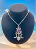Fashionable, Cute, Versatile, Charming Triple Moon Goddess Necklace Party Christmas Creative Birthday Valentine'S Day Gift