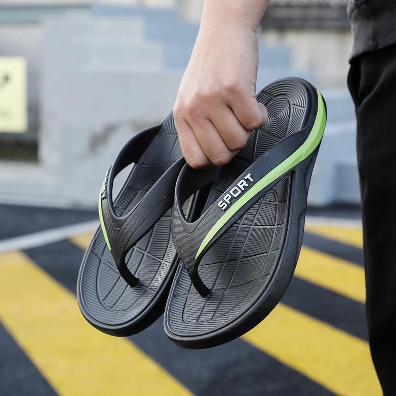 Flip-flops Men's Summer Trend Fashion Outer Wear Pinch Slippers Outdoor Casual Non-slip Beach Cool Slippers