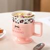 European Ceramic Mug Goblet Office Drinking Cup Coffee Cup Breakfast Cup Souvenir Ladies Water Cup