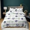 Cute Animal Panda Digital Printed Bedding Set Comfortable Soft Duvet Cover King Queen Twin Size Birthday Gift Bedroom Decoration
