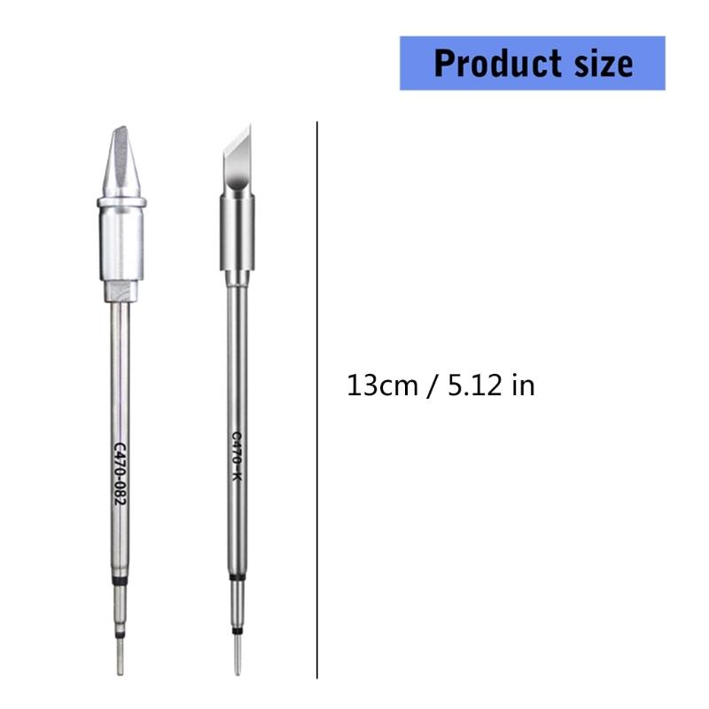 Premium Copper Soldering Iron Tip Rapid Heat Transfer Build In Durability Cores For Long Lastingly Welding Applications
