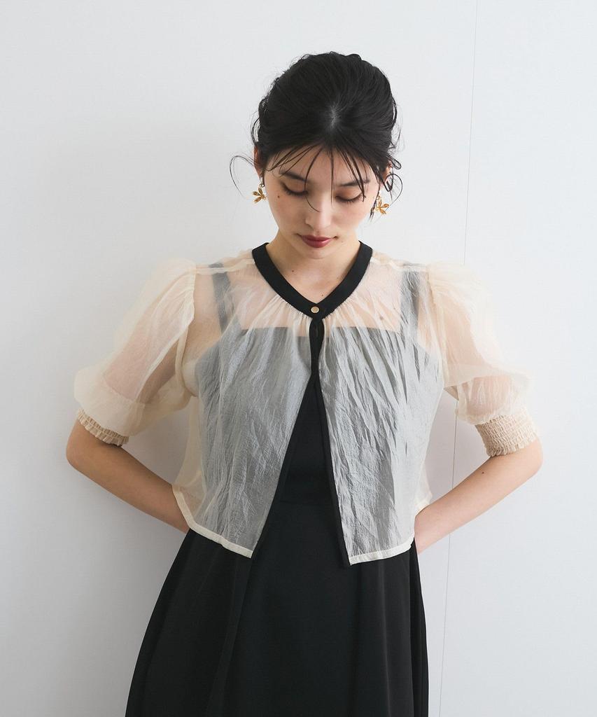 Bis Dress Sheer Top and Cami Black Main [3-Way] Dress, Women's, BVE35040,