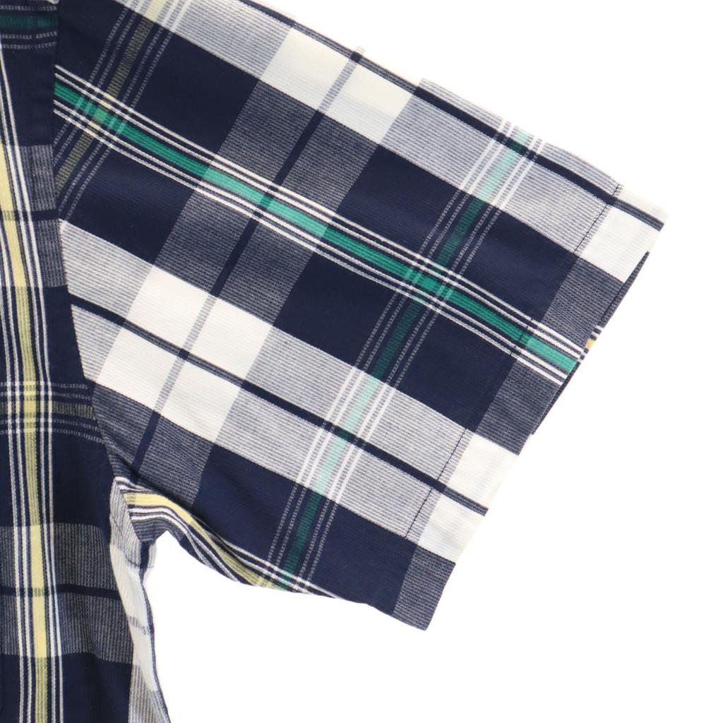 Cămașă cu mânecă scurtă cu nasturi PENDLETON Model carouri S Sistem bleumarin Bărbați Second-hand