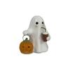 Halloween Pumpkin Ghost Coffee Night Light Cute 3D LED Spooky Ghost Statue Lamp Halloween Ghost Night Lamp for Home Decor