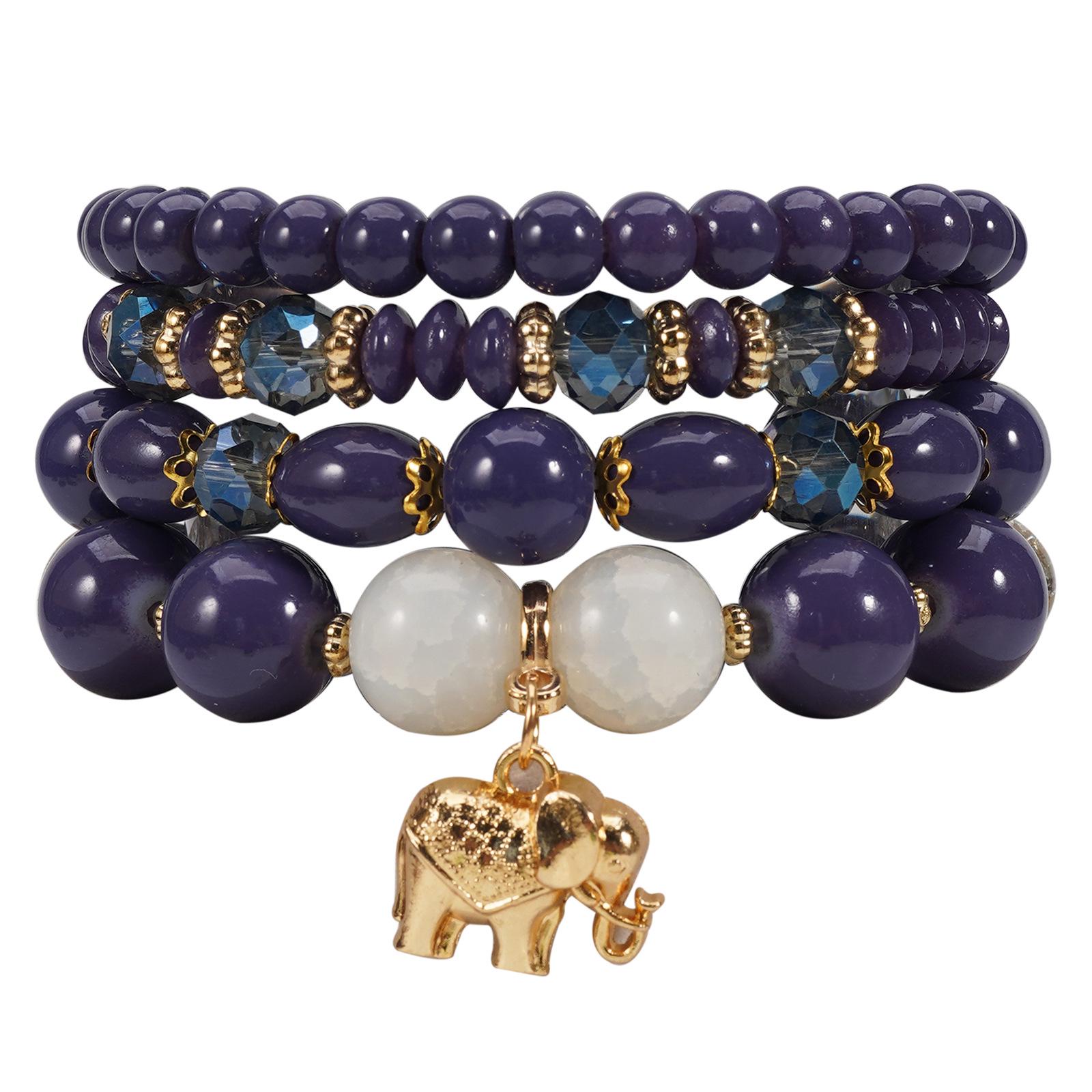 

Bohemian Elephant Beaded Bracelet - Popular European and American Style