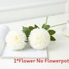 Floral Fake Ball Chrysanthemum Silk Flower For Party Decor And Props Photography