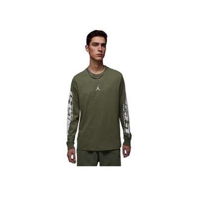Mvp Fw24 Bequemer Rundhals-Pullover Langarm-T-Shirt Herren Tops Mittel-Olive FZ1974-222