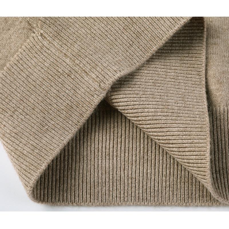 Men S Winter Thick V Neck Long Sleeve Pullover Knit Sweater