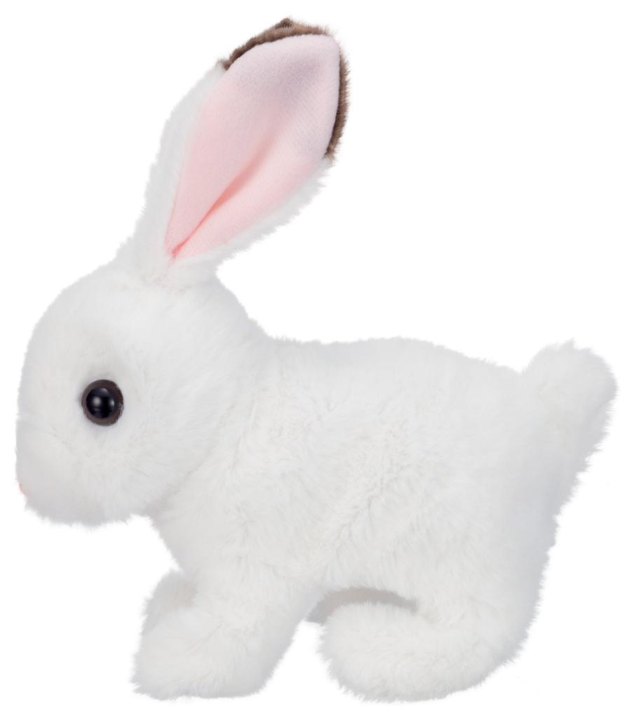 Iwaya (IWAYA) Yukki the Rabbit, a moving plush toy with flapping ears, walking and barking, suitable for ages 3 and up, size W90 x H200 x D180mm,