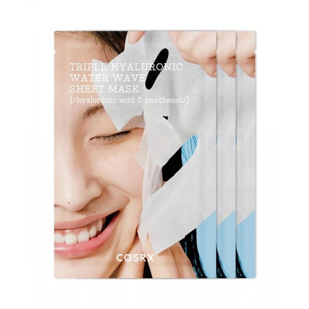 

Cosrx Hydrum Triple Hyaluronic Water Wave Sheet Mask 3ea none